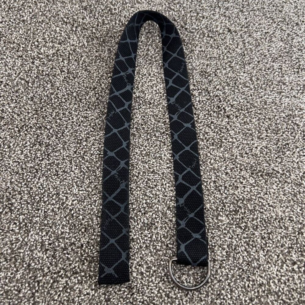 Kohls Black Patterned D-Ring Belt for Boy
